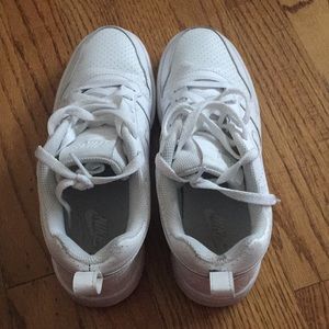 White Nike “Court Borough” sneakers